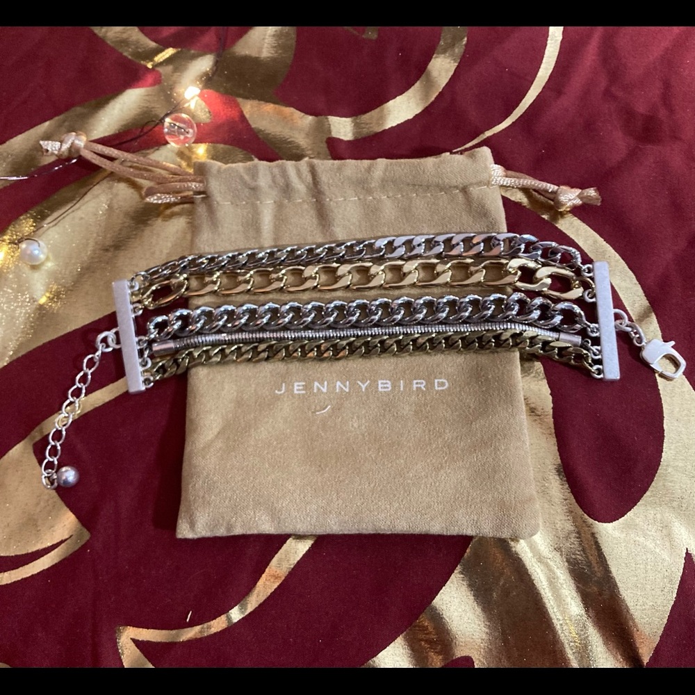JennyBird mixed metal chains bracelet